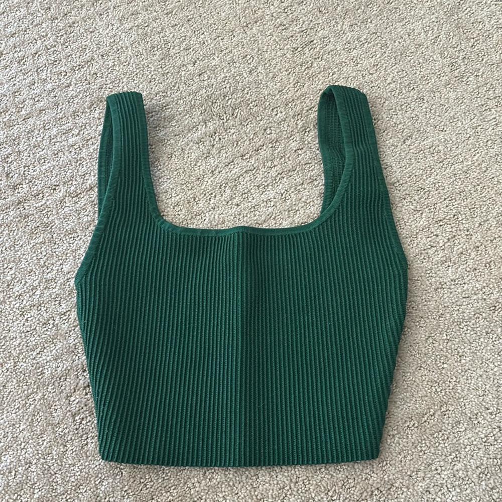 Babaton ribbed mini tank top
